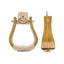 Pool's wooden western stirrups with wide tread