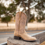Ariat Round up Remuda wide square toe Western boot for ladies