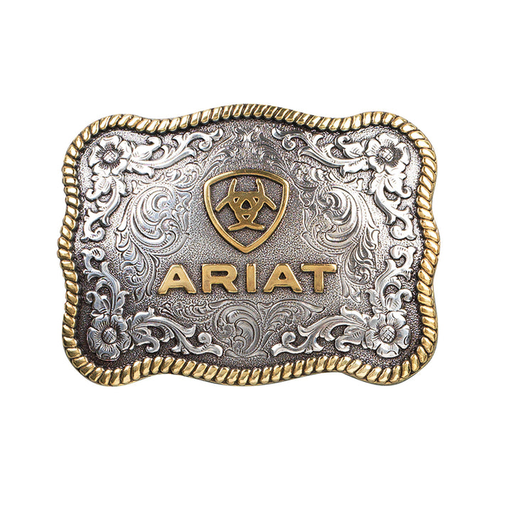 Ariat rectangular edged buckle