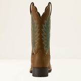Ariat hybrid rancher waterproof insulated wide square toe western boot for ladies