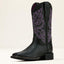 Ariat Round up wide square toe stretchfit Western boot for ladies