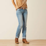 Ariat mid rise Alessia straight leg jeans voor dames