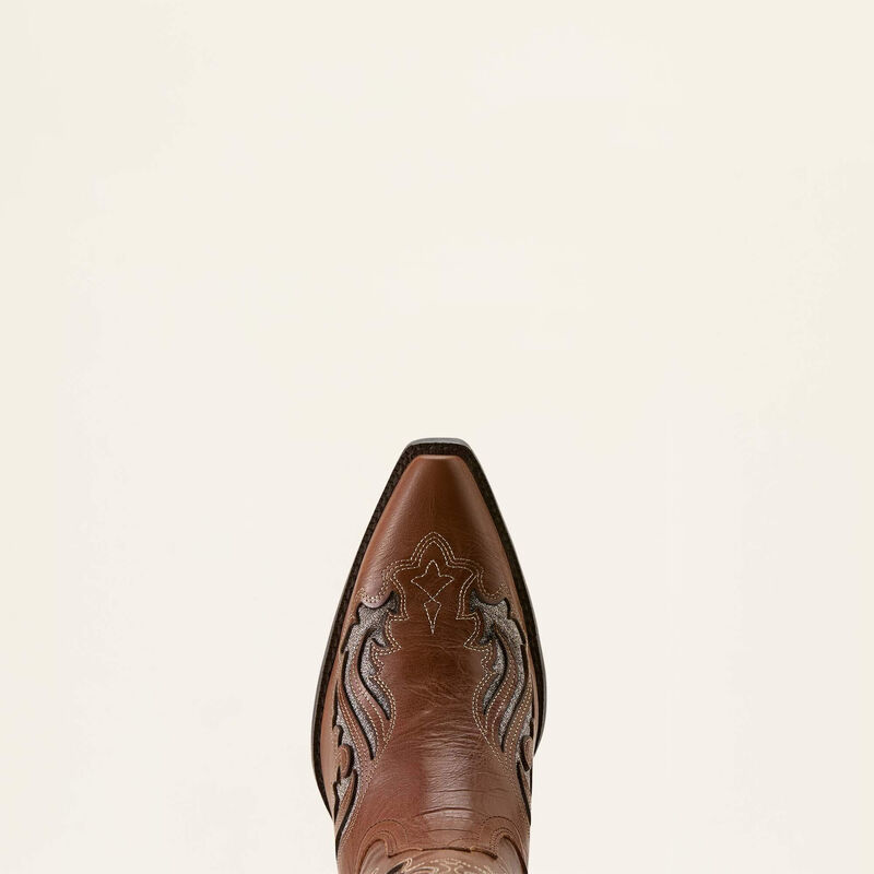 Ariat heritage bliss x toe western boot for ladies