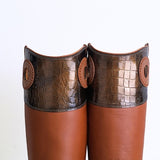 De Niro Western boots buckaroo cocco bronzo