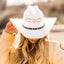 American hat makers Montana | Womens Straw Cowgirl Hat with Western Hat Band