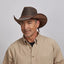 Chapeau de cowboy en cuir pour homme Hollywood | American hat makers