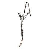 Pool's knotted rope halter with lead PLH03017