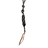 Pool's knotted rope halter with lead PLH03017