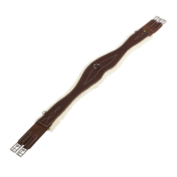 Equestro Jumping girth with synthetic lambskin   SP00441N