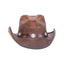 American hat makers Cyclone | Mens Leather Cowboy Hat