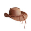 Chapeau de cowboy en cuir pour homme Hollywood | American hat makers