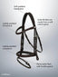 LeMieux Arika flash bridle - HorseworldEU